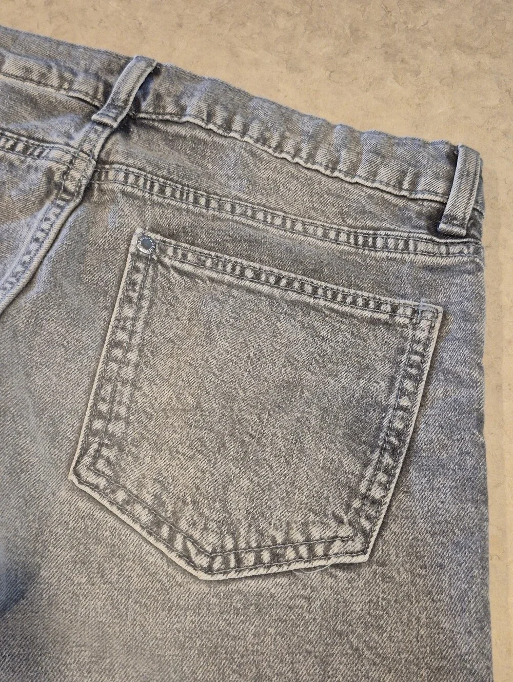 NWT H&M Boys Grey Straight Leg Slim Fit Jeans Size 12